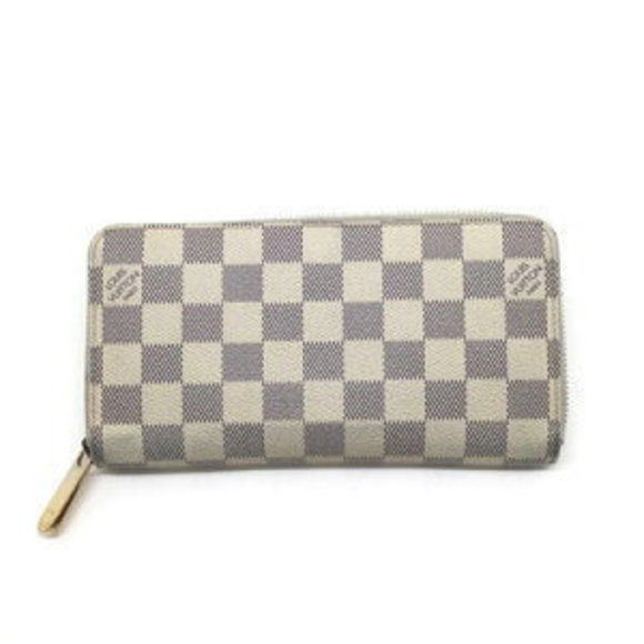 Louis Vuitton Zippy Wallet Damier Azur White - Picture 1 of 7